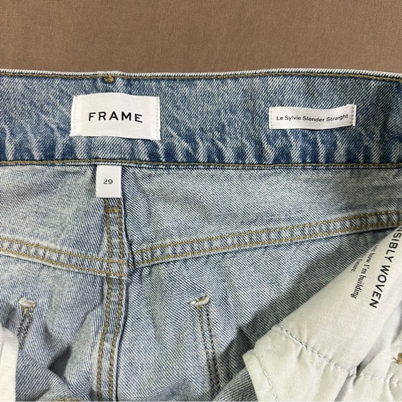Frame Le Sylvie Slender Straight-Leg Women’s Jeans size 29 - Picture 13 of 14